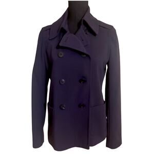 Beautiful Liz Claiborne Double Breasted Peacoat Size S Blue